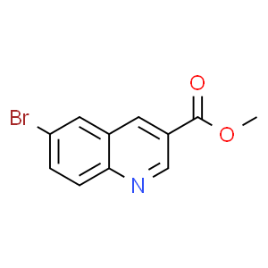 Methyl6-bromoquinoline-3-carboxylate  Structure
