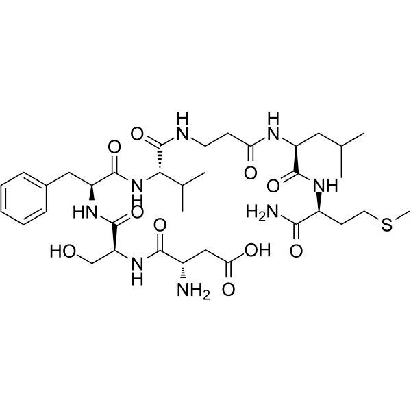 [bAla8]-Neurokinin A(4-10) Structure
