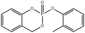 2-(2-Methylphenoxy)-4H-1,3,2-benzodioxaphosphorin 2-oxide Structure