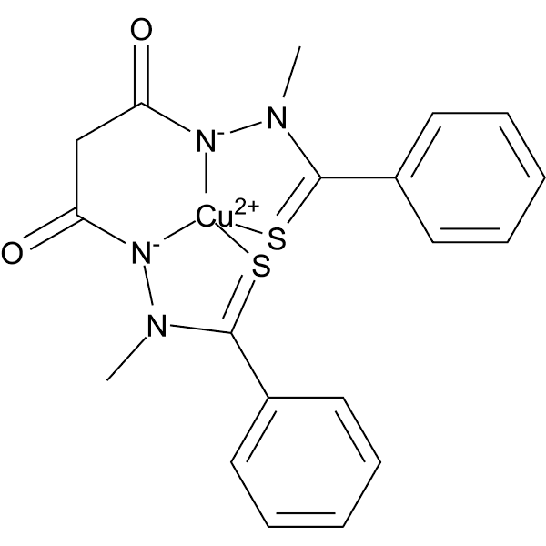 Cu(II)-Elesclomol Structure
