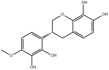 3',8-Dihydroxyvestitol Structure