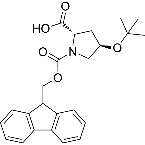 Fmoc-Hyp(tBu)-OH Structure