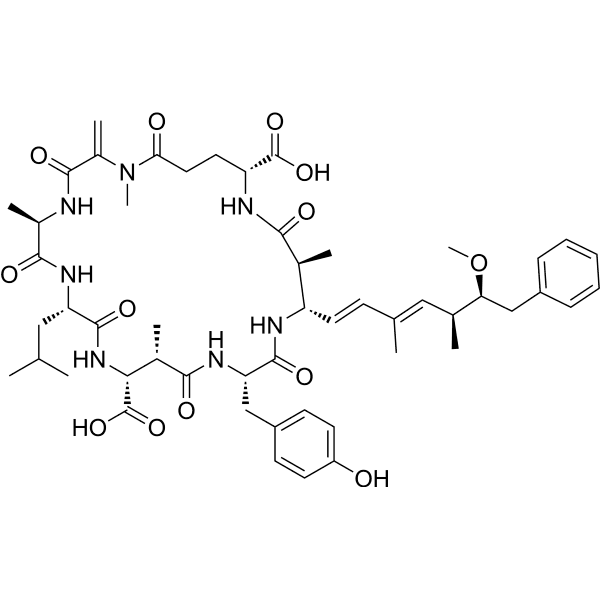 Microcystin-LY Structure