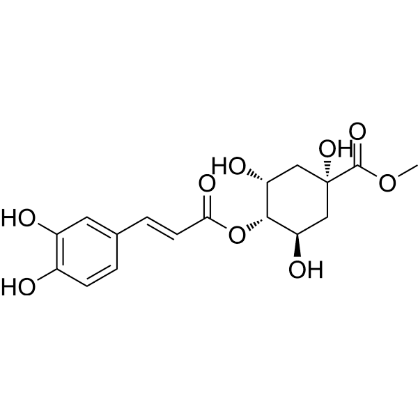 Methyl 4-caffeoylquinate Structure