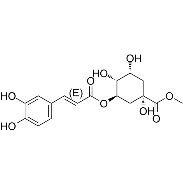3-O-Caffeoylquinic acid methyl ester Structure