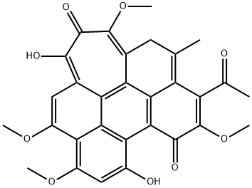 Hypocrellin B  Structure