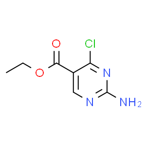 ethyl 2-aMino-4-chloropyriMidine-5-carboxylate  Structure