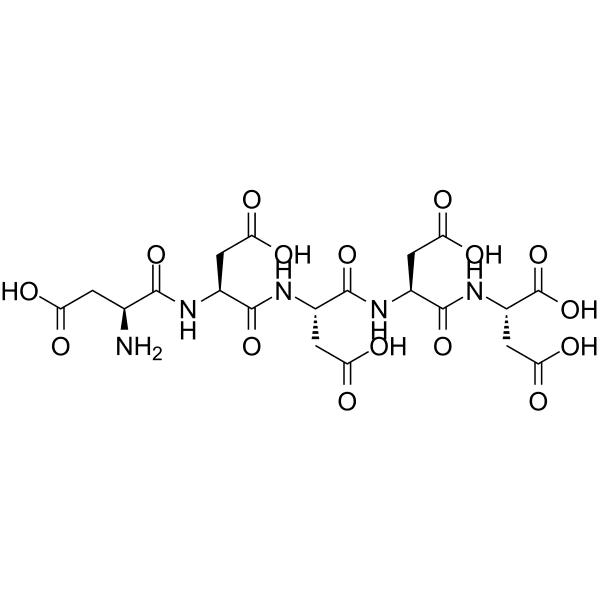 Asp-Asp-Asp-Asp-Asp Structure