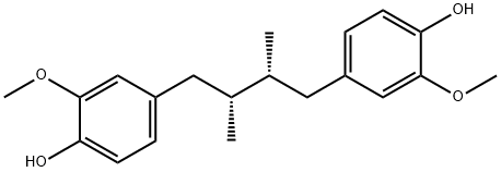 (-)-Dihydroguaiaretic acid Structure