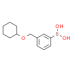 (3-((Cyclohexyloxy)methyl)phenyl)boronic acid  Structure