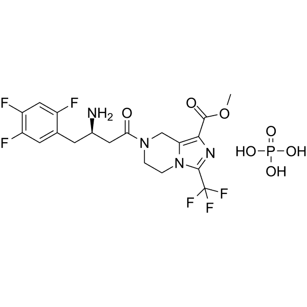 Retagliptin phosphate Structure