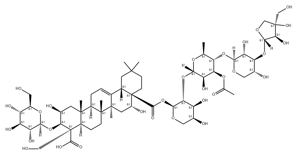 3''-O-acetyl-platyconic acid A Structure