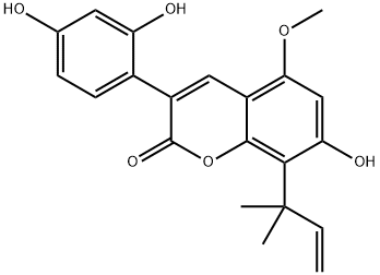 Licoarylcoumarin Structure