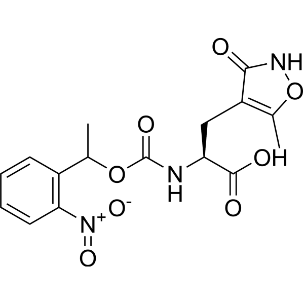 NPEC-caged-(S)-AMPA  Structure