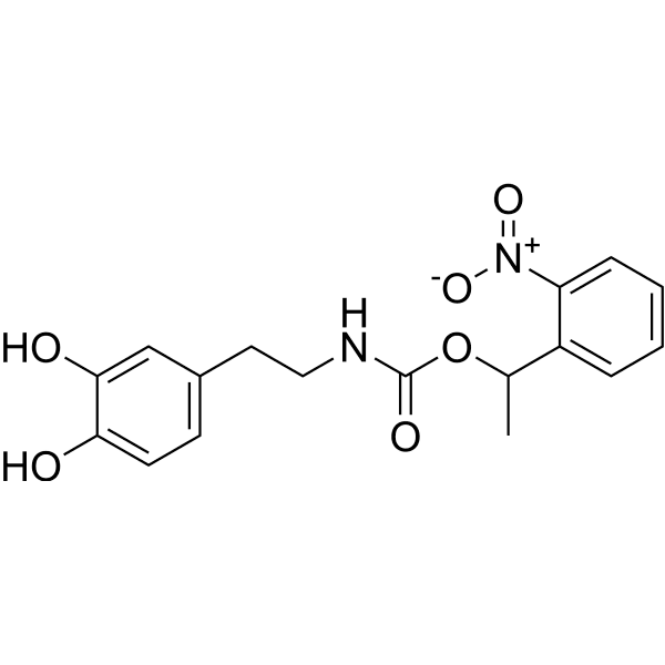 NPEC-caged-dopamine Structure