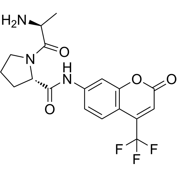 H-Ala-Pro-AFC Structure