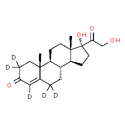 11-Deoxycortisol-d5 Structure