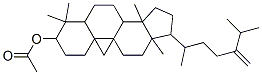 24-Methylenecycloartanol acetate Structure