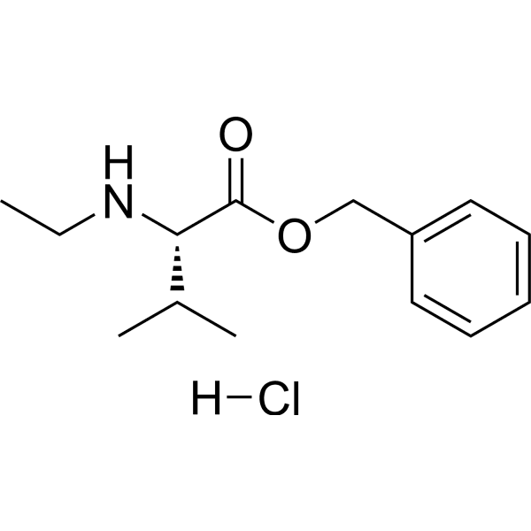Benzyl ethyl-L-valinate hydrochloride Structure