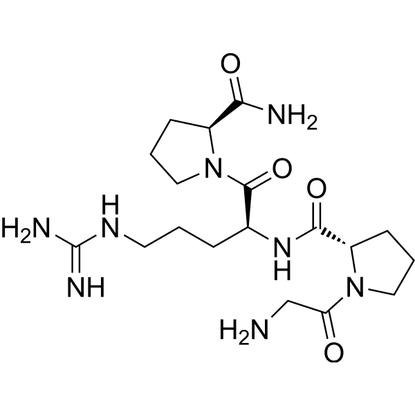 H-Gly-Pro-Arg-Pro-NH2 Structure