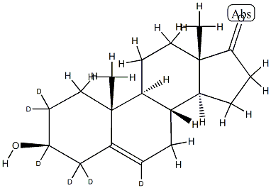 Dehydroepiandrosterone-d6 Structure