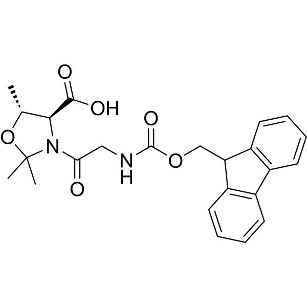 Fmoc-Gly-Thr(psi(Me, Me)pro)-OH Structure