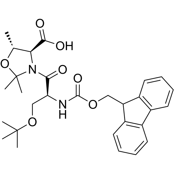 Fmoc-Ser(tBu)-Thr(psi(Me, Me)pro)-OH Structure