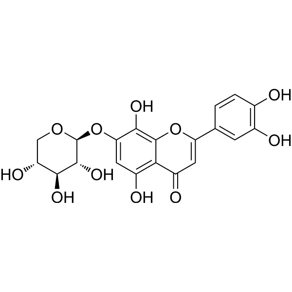 Hypoletin-7-O-β-D-xylopyranoside Structure