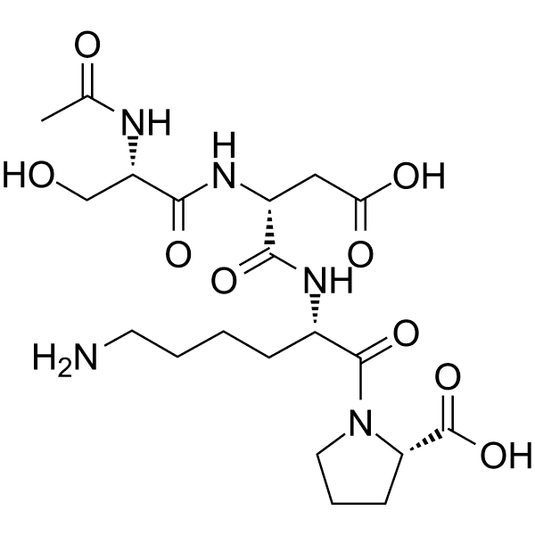 N-Acetyl-Ser-Asp-Lys-Pro Structure