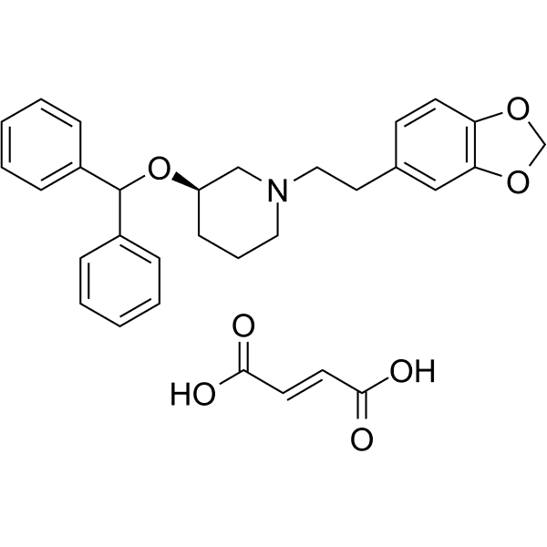Zamifenacin fumarate Structure