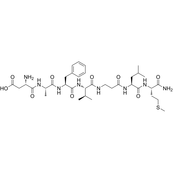 (β-Ala8)-Neurokinin A (4-10) Structure