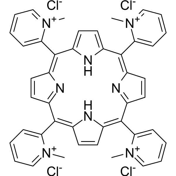 H2TMpyP-2 chloride Structure