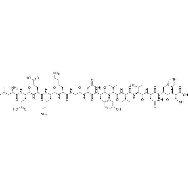 EGFRvIII peptide (PEPvIII) Structure