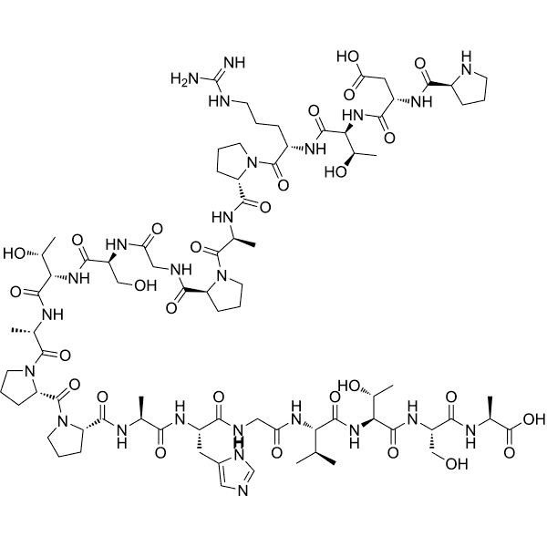 Tumour-associated MUC1 epitope Structure