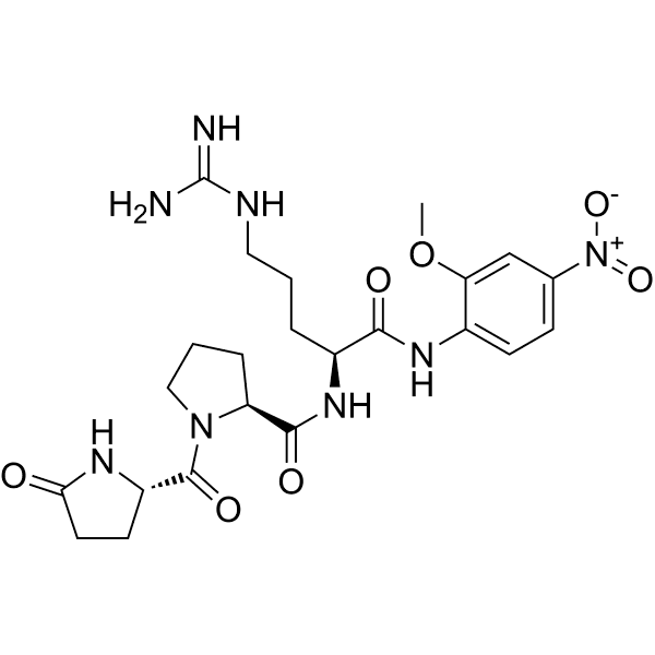 pGlu-Pro-Arg-MNA Structure