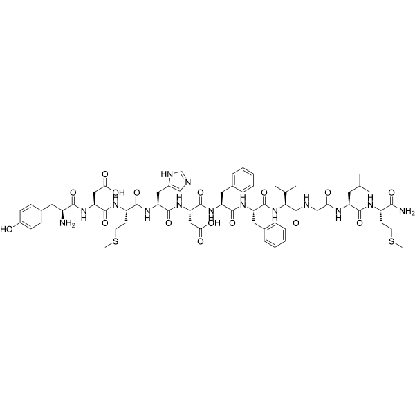 Tyr0-Neurokinin B Structure