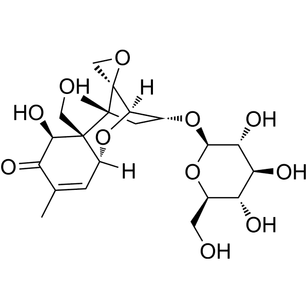 Deoxynivalenol-3-β-D-glucoside Structure