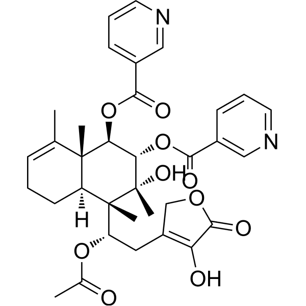 Scutebarbatine X Structure