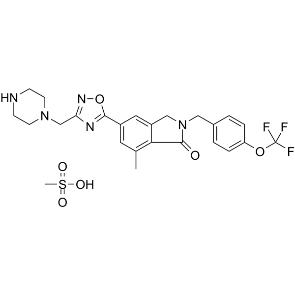 AZD-8529 mesylate Structure