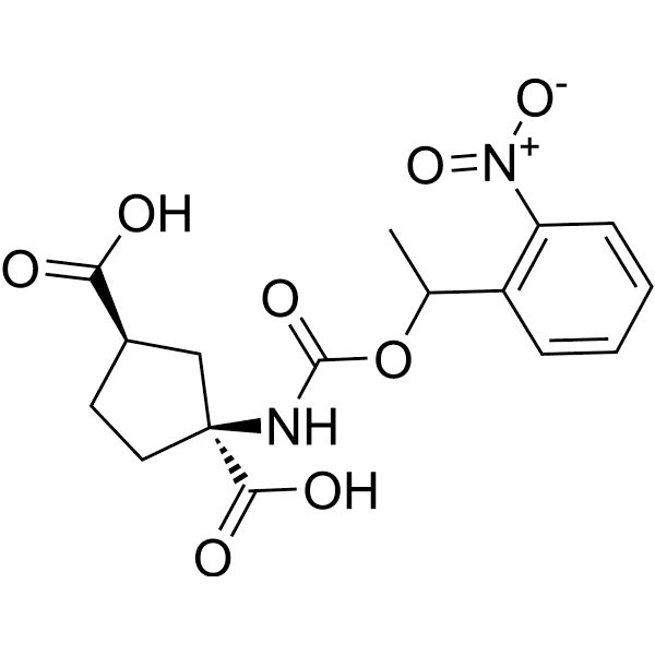 NPEC-caged-(1S,3R)-ACPD  Structure