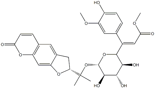 6'-Feruloylnodakenin Structure