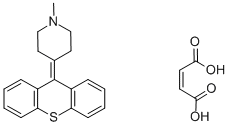 Pimethixene maleate Structure