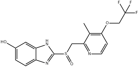 5-Hydroxylansoprazole Structure