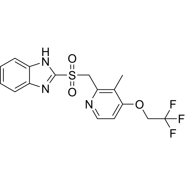 Lansoprazole sulfone Structure