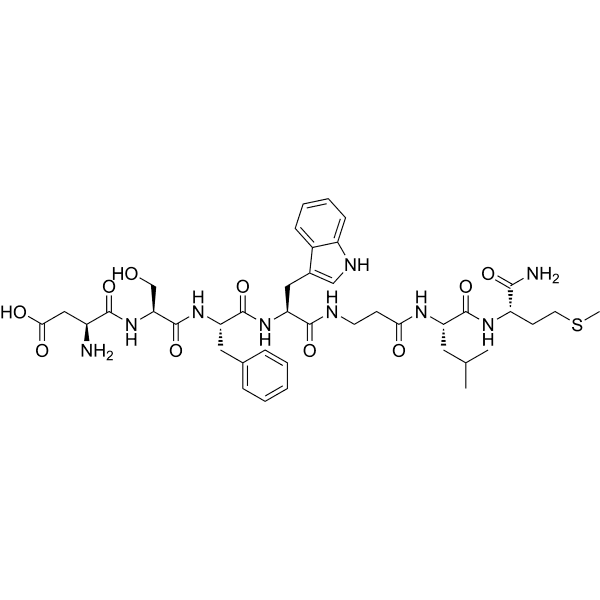 (Trp7, β-Ala8)-Neurokinin A (4-10) Structure