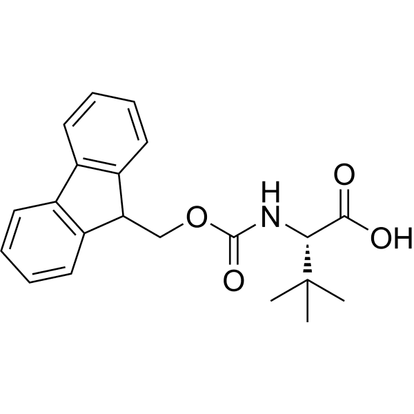 Fmoc-Tle-OH Structure