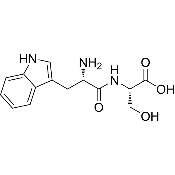 N-L-Tryptophylserine Structure