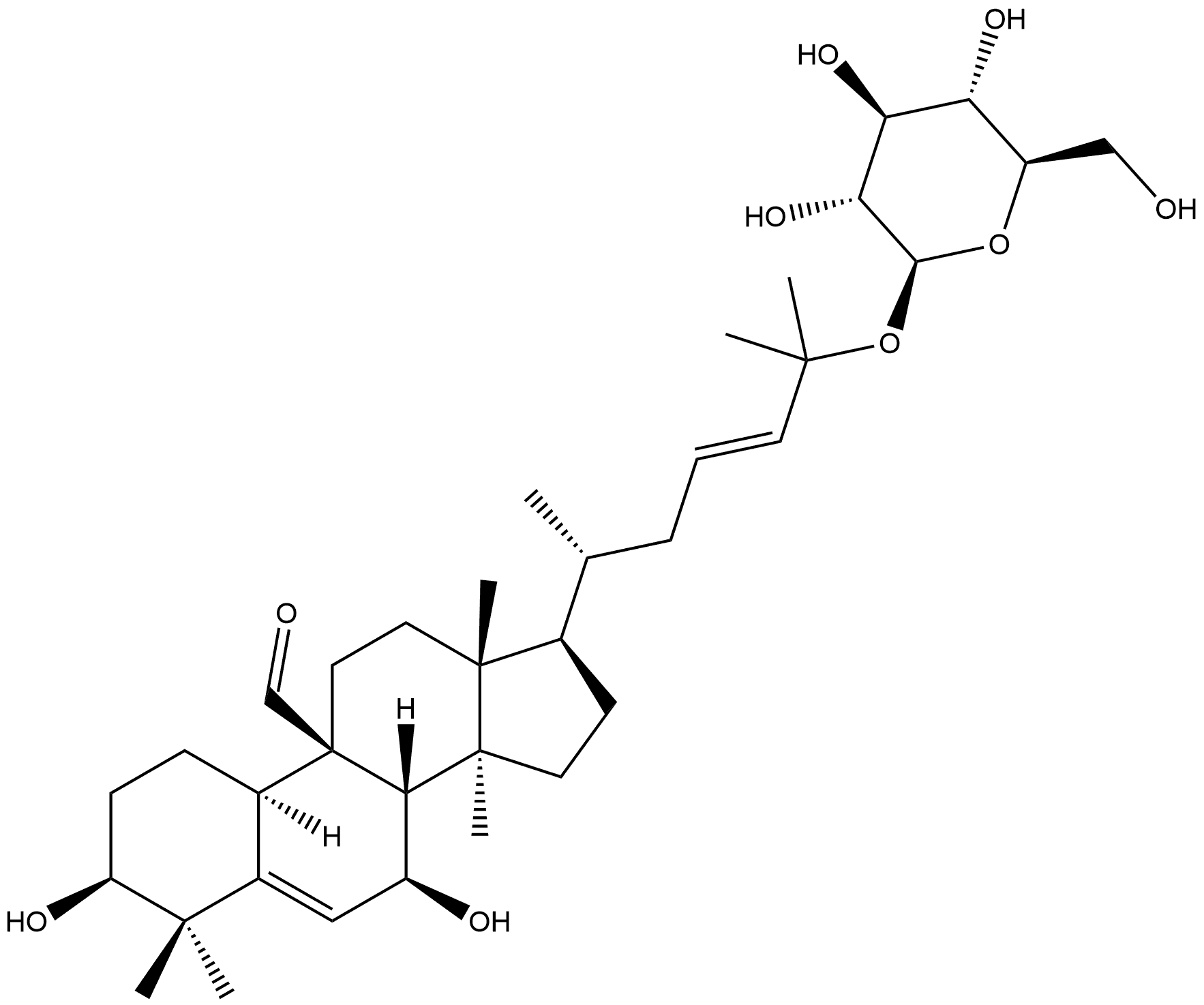 Momordicoside X Structure