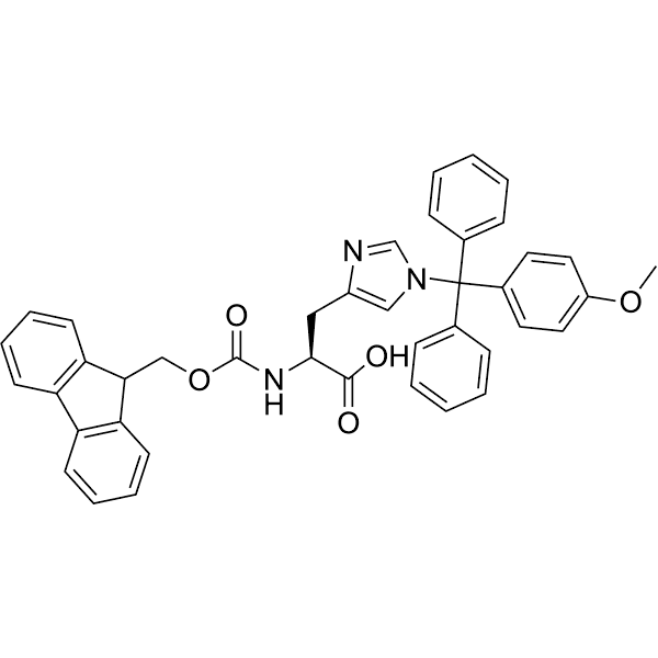 Fmoc-His(MMt)-OH Structure