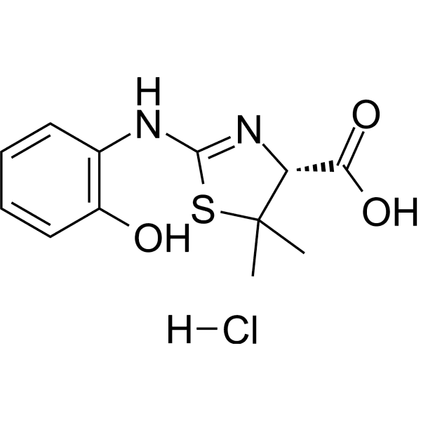 Ebaresdax hydrochloride Structure